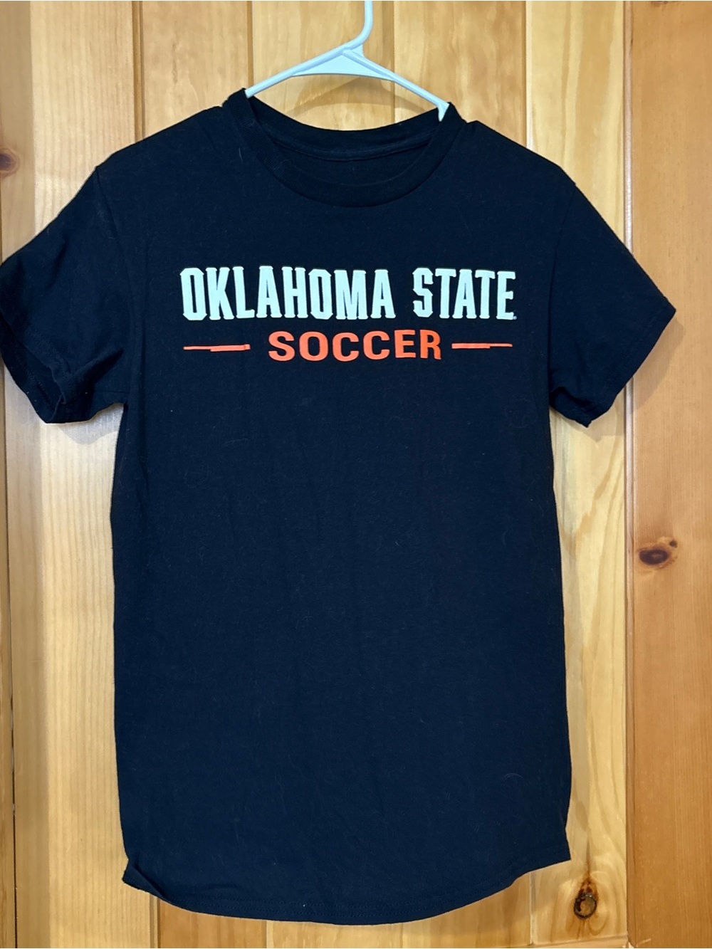 Black Graphic Tee Oklahoma State Women’s Soccer T Shirt Size S